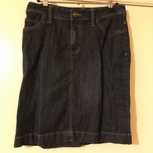 Merona Stretch Denim Jean Skirt